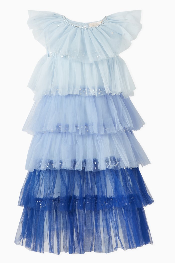 

Josette Dress in Tulle, Blue
