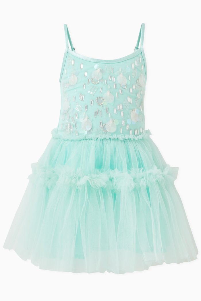

Bébé Mixed Media Tutu Dress, Blue