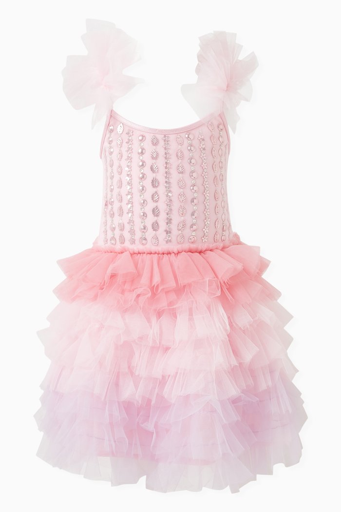 

Bébé Brushwork Tutu Dress, Pink