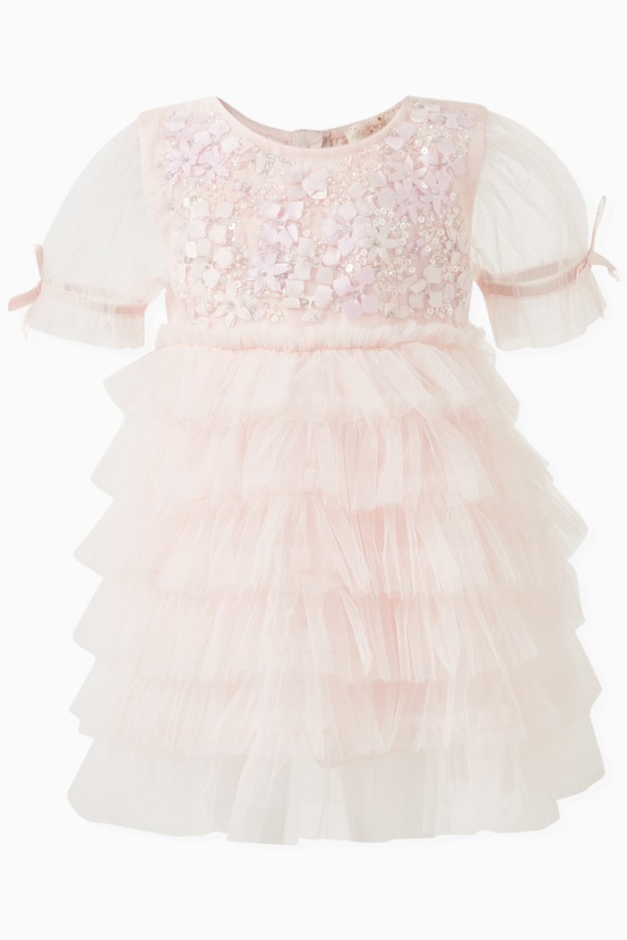 

Bébé Florescence Dress in Tulle, Pink