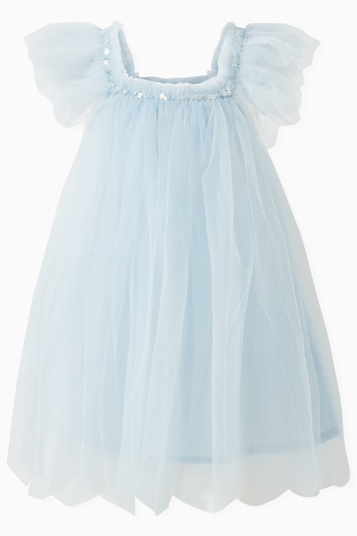 

Bébé Masterpiece Dress in Tulle, Blue