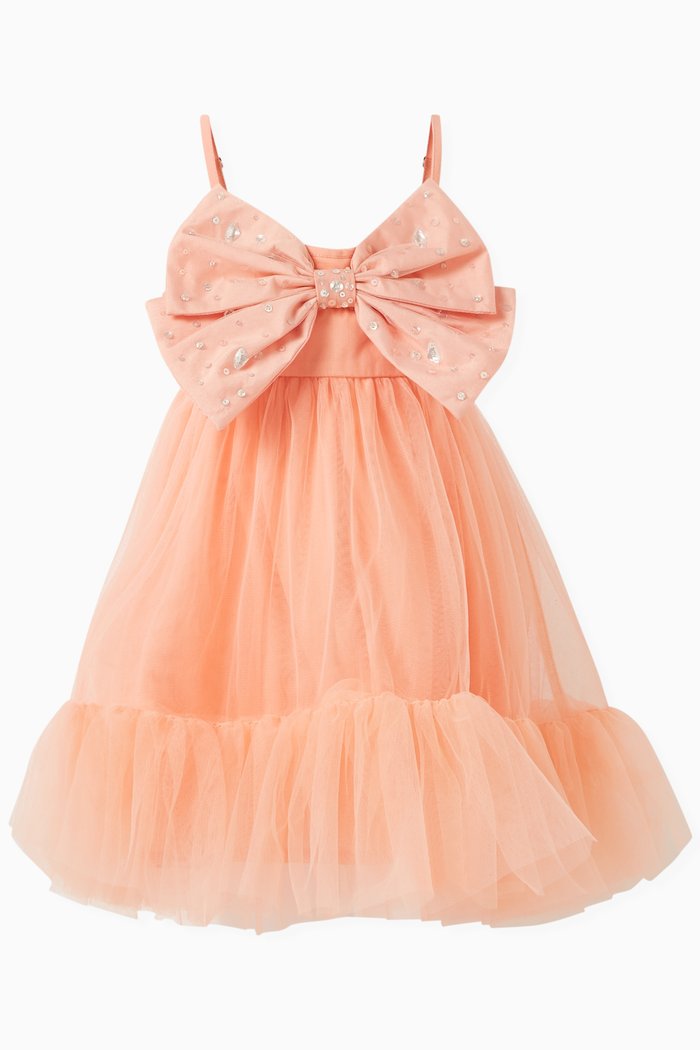 

Bébé Simply Pink Dress in Tulle, Orange