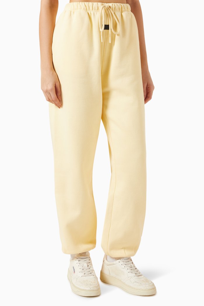 

Essentials Sweatpants in Cotton-fleece, Yellow