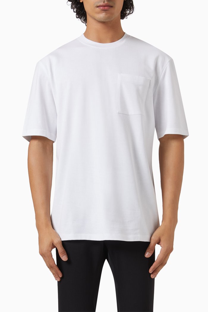 

Slices T-Shirt in Organic Cotton, White
