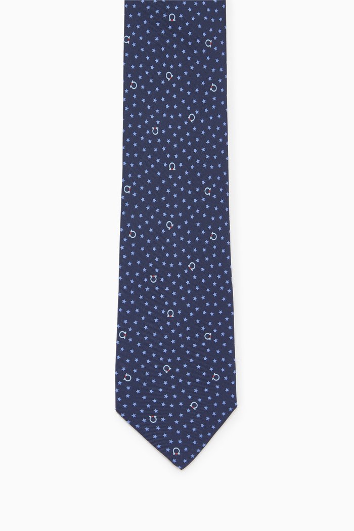 

Siria Tie in Silk, Blue