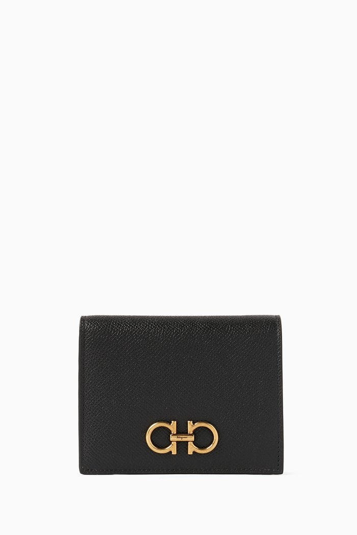 

Gancini Compact Wallet, Grey