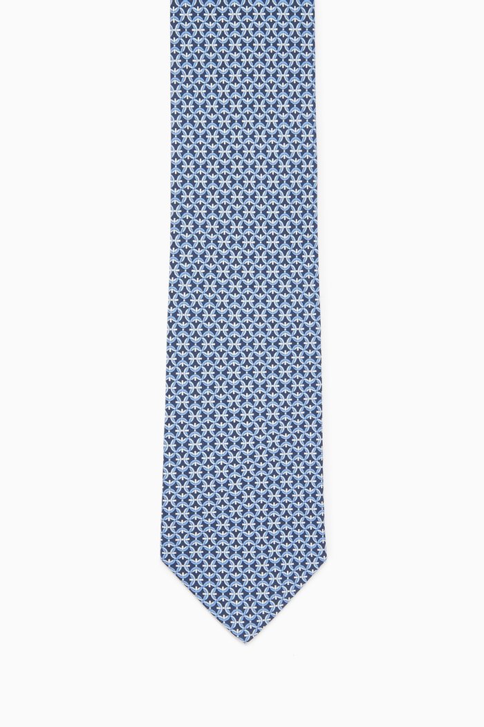 

Seta Tie in Silk, Blue