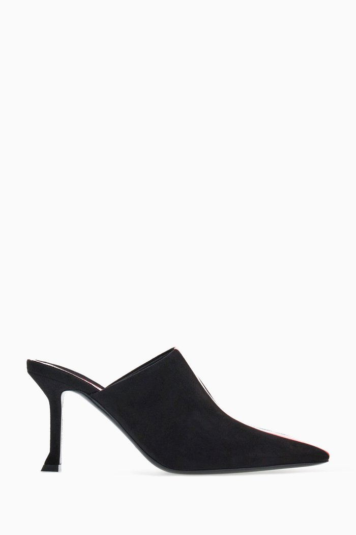 

Sophye Mules in Suede Calfskin, Black