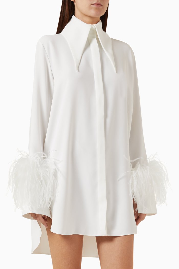 

Seymour Shirt in Chiffon, White