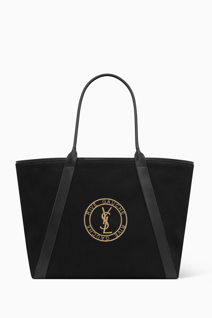 

Rive Gauche Tote Bag in Canvas, Black