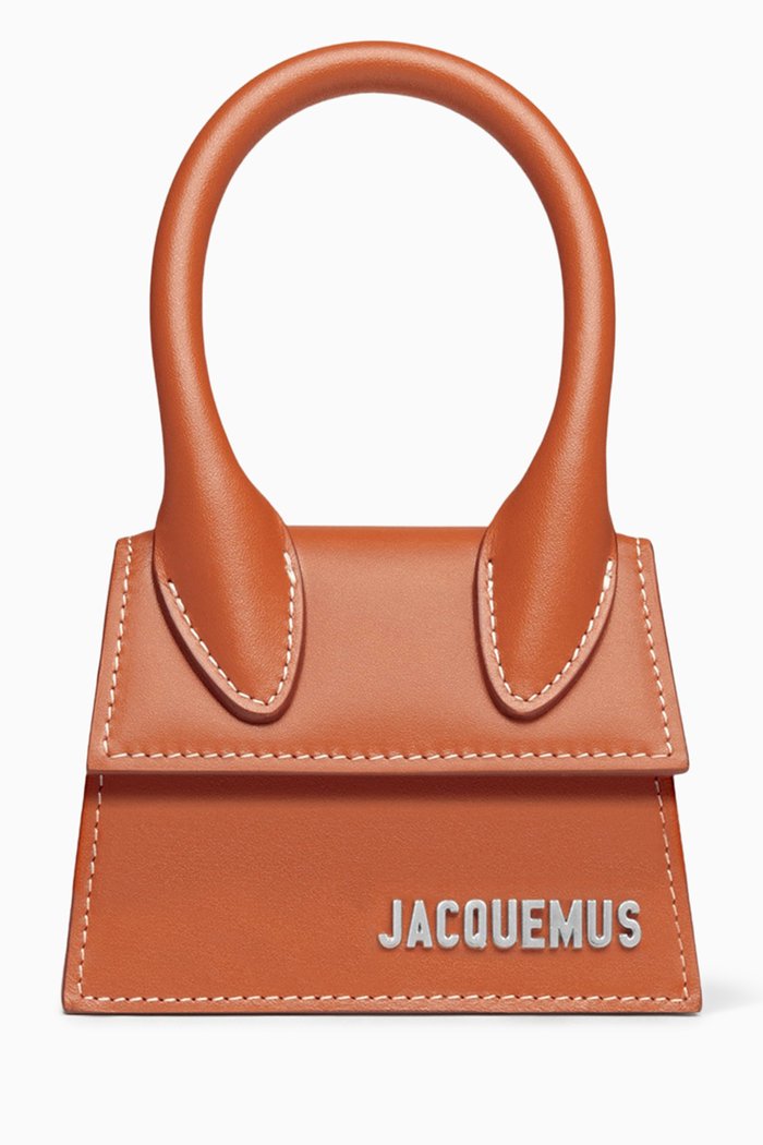 

Le Chiquito Homme Bag in Leather, Brown
