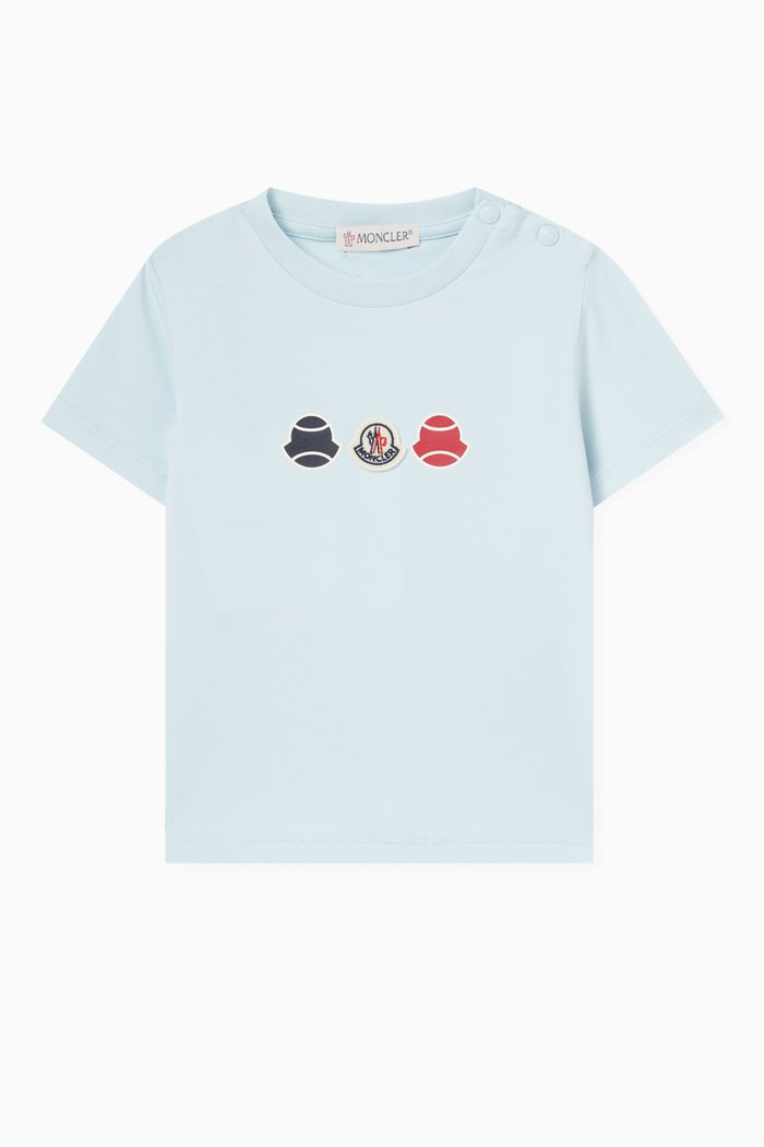 

Tennis Logo T-shirt in Cotton Jersey, Blue