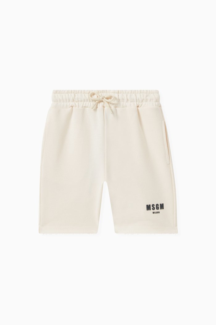 

Logo Bermuda Shorts in Cotton, Neutral