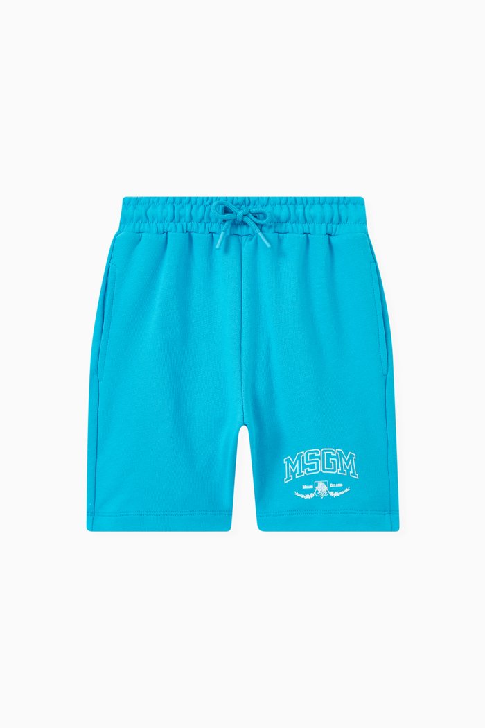 

Bermuda Shorts in Fleece, Blue
