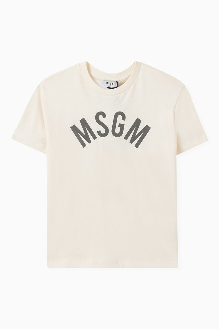 

Logo T-Shirt in Cotton, Neutral