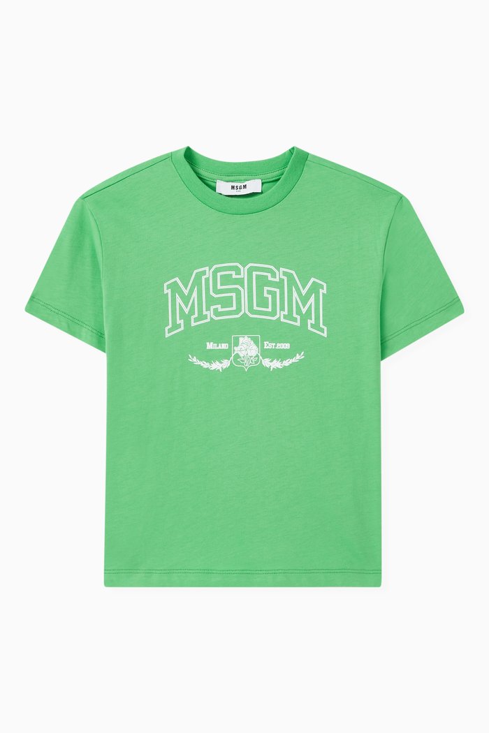 

Logo T-Shirt in Cotton, Green