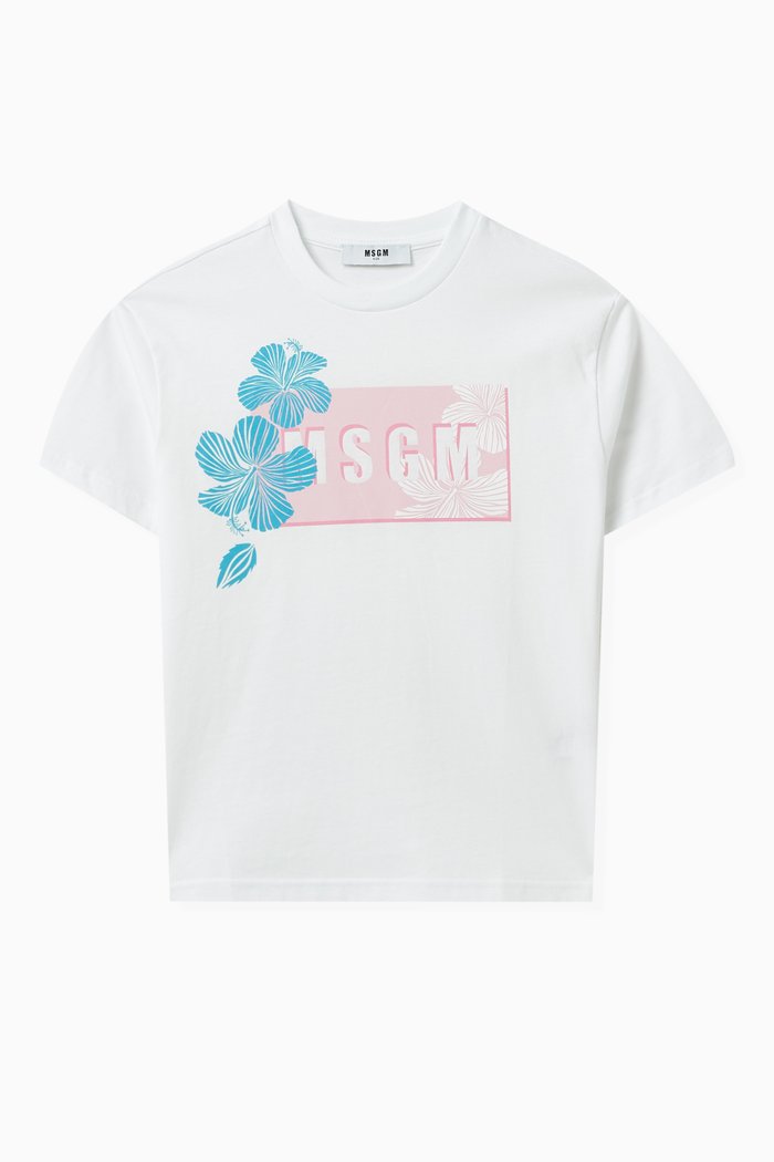 

Logo T-Shirt in Cotton, White