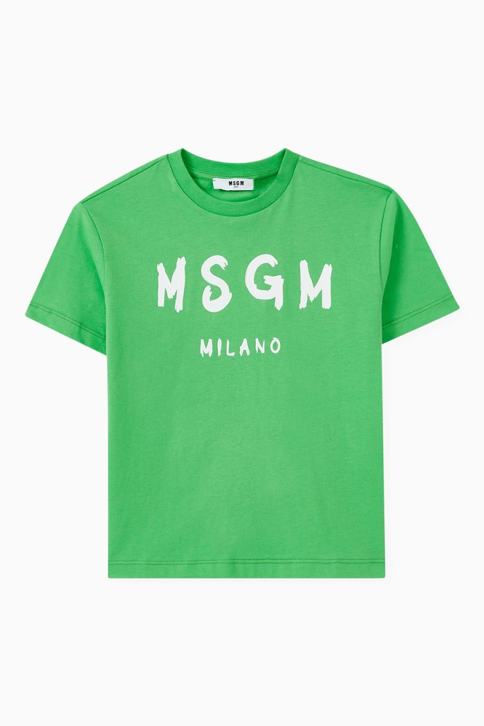 

Logo T-shirt in Cotton, Green