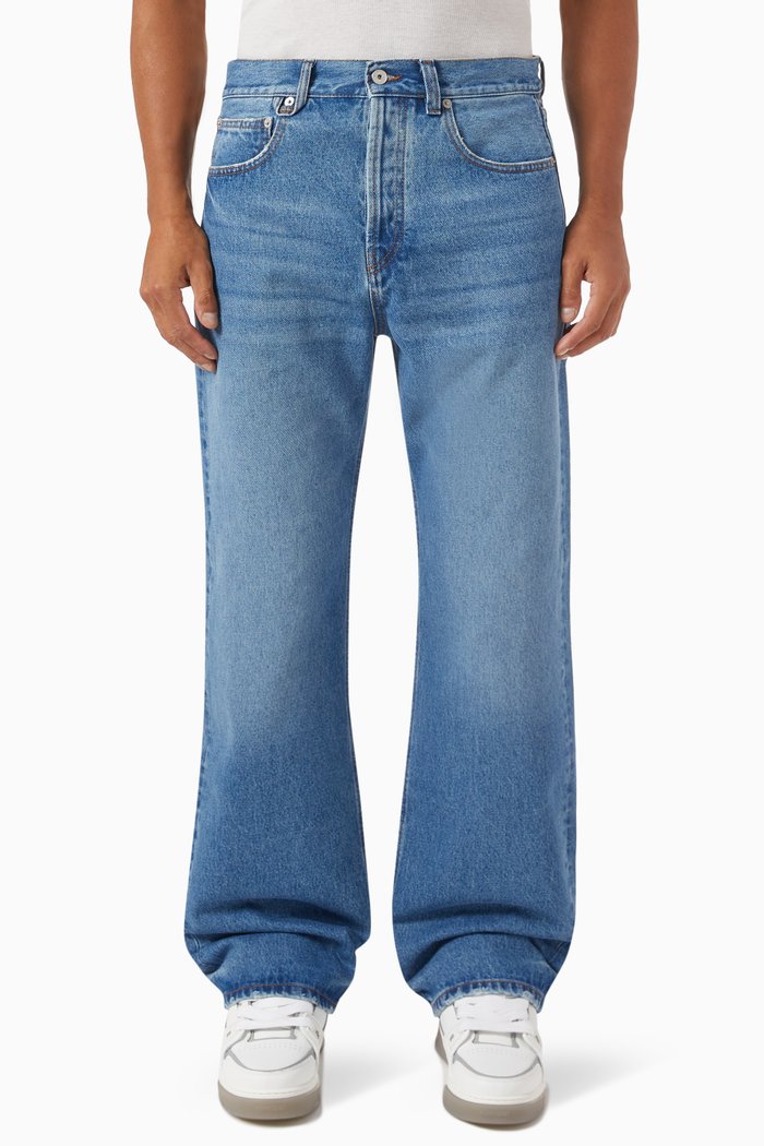 

Le de Nîmes Droit Jeans in Denim, Blue