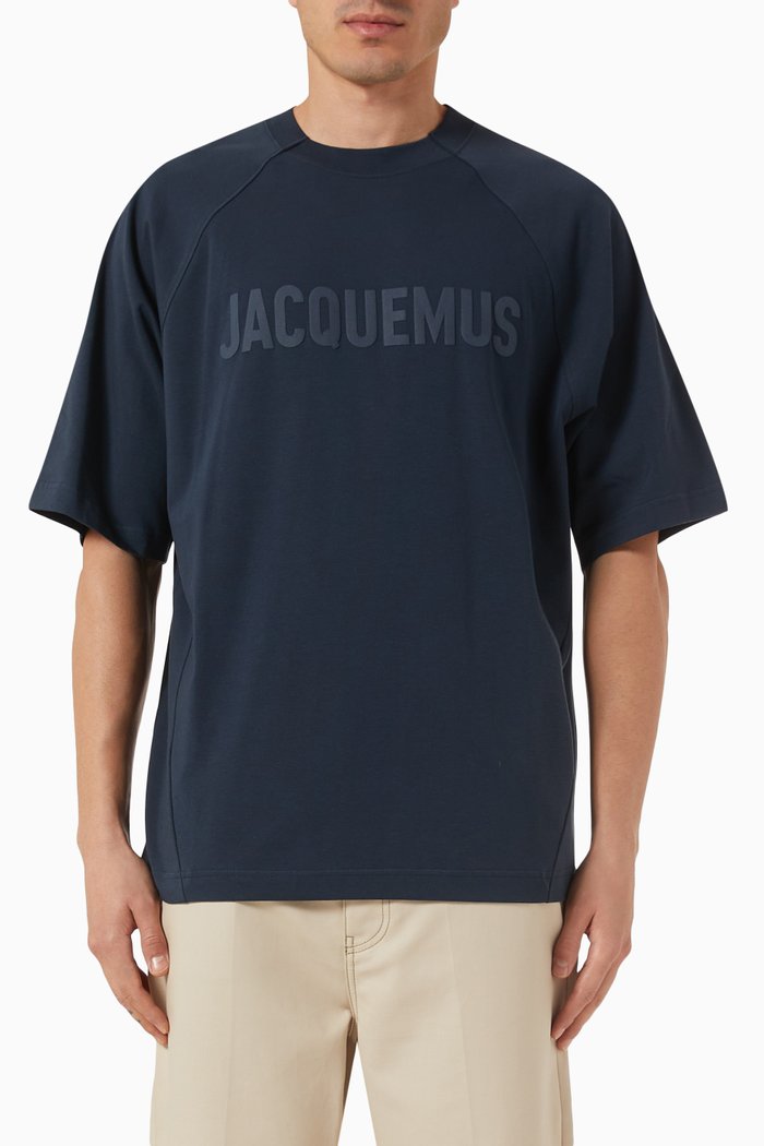 

Le T-shirt Typo in Cotton, Blue