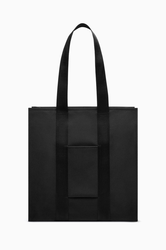 

Le Çabas Cuerda Messenger Tote in Grosgrain Canvas, Black