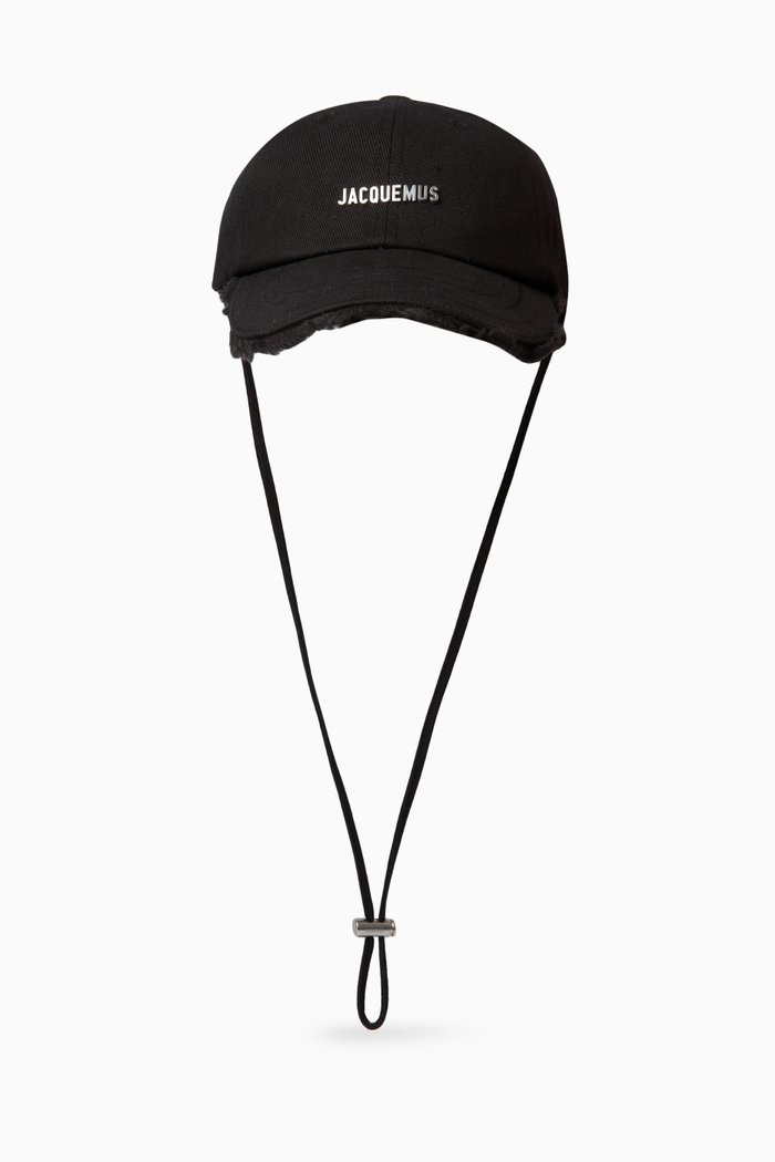 

La Casquette Artichaut Baseball Cap in Cotton, Black