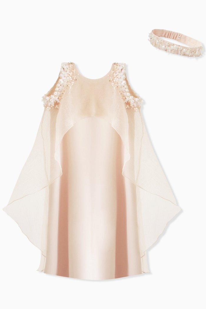 

Aravie Kaftan in Crêpe, Orange
