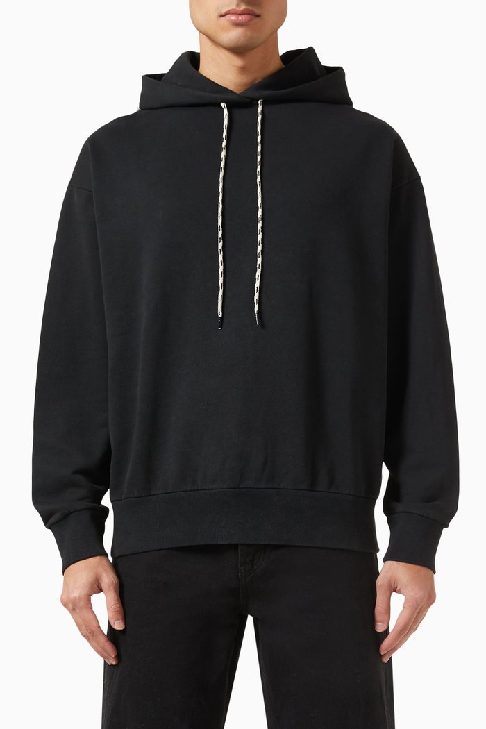 

Fear No Evil Hoodie in Cotton-fleece, Black