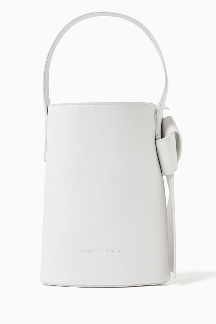 

Ellipse Handbag in Nappa, White