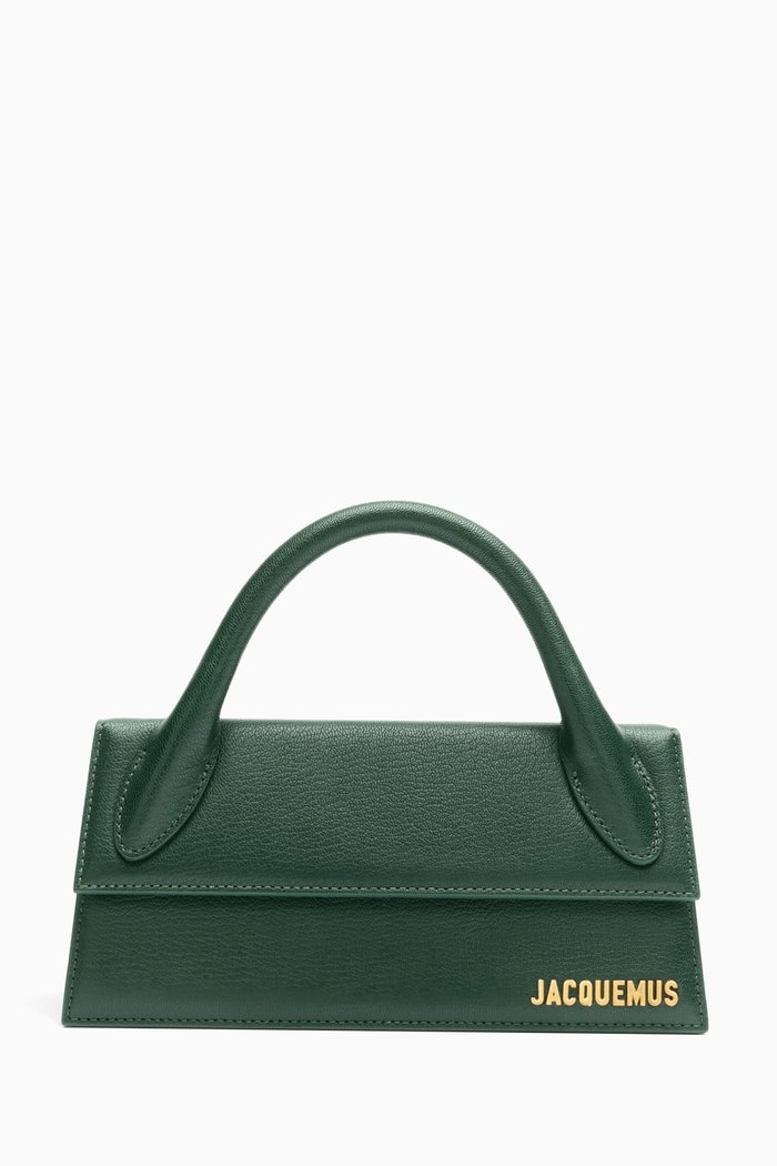 

Le Chiquito Long Bag in Leather, Green