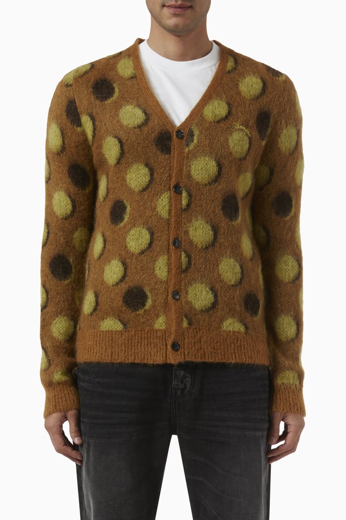 

Polkadot Cardigan in Bohair Blend, Multicolour