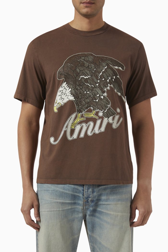 

Eagle Logo T-shirt in Cotton, Multicolour