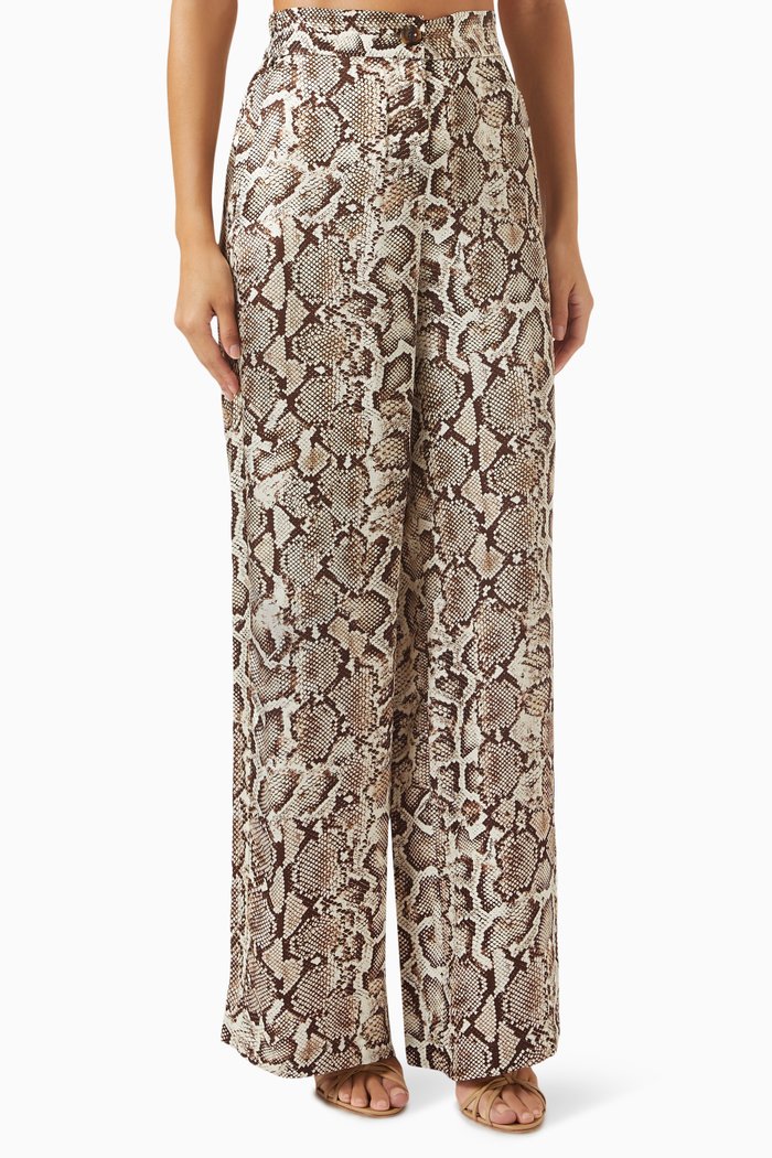 

Enea Printed Pants, Neutral