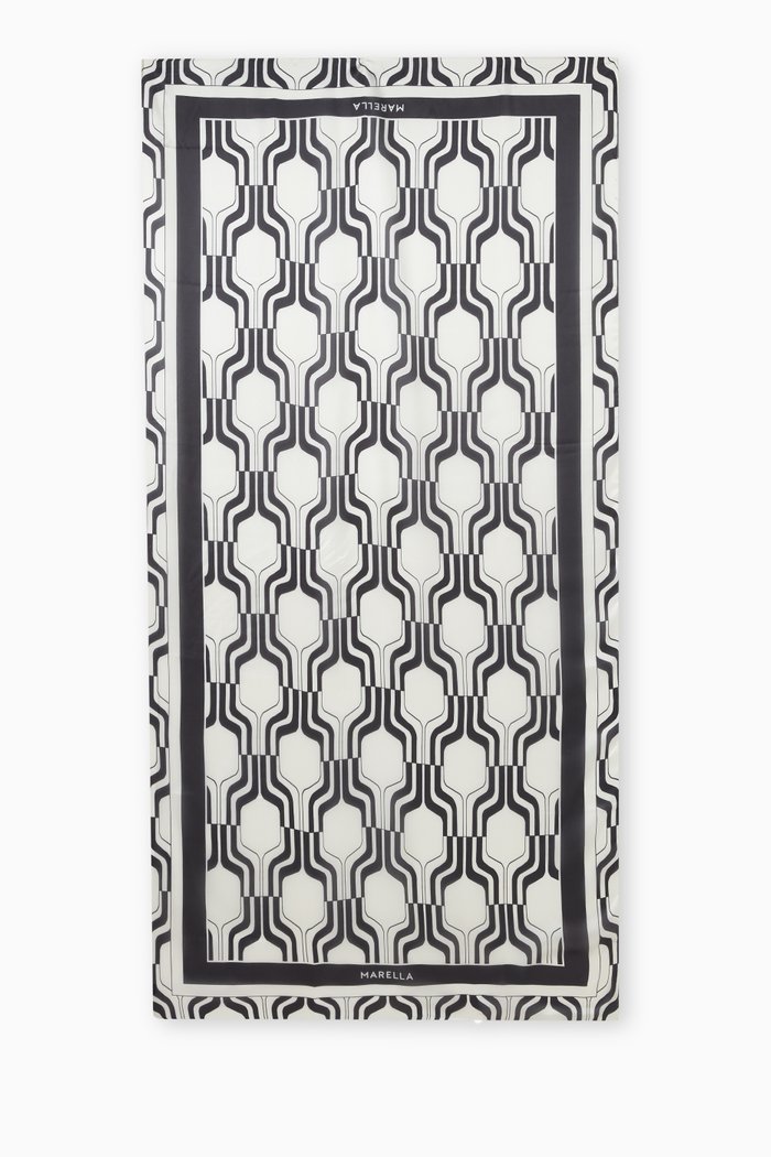 

Savana Patterned Stole, Black