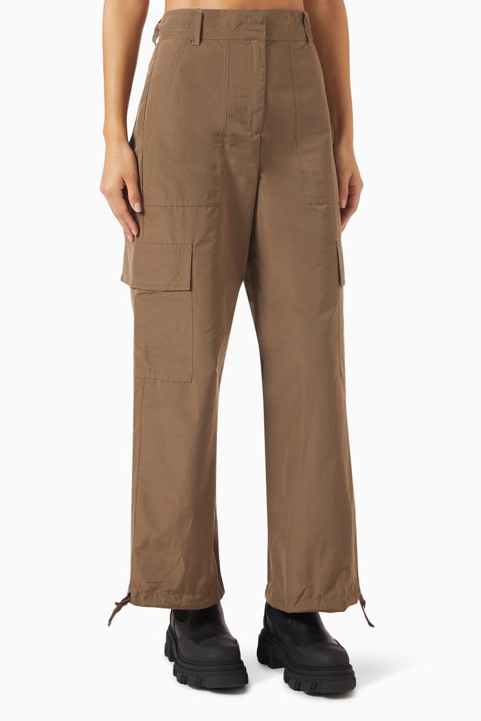 

Dalmine Cargo Pants in Cotton-blend, Brown