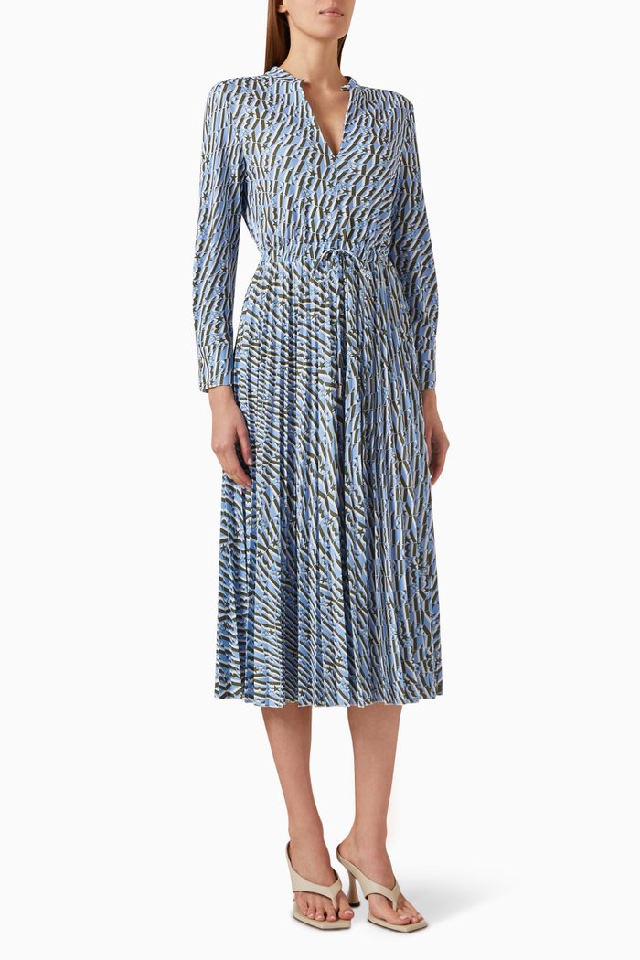 

Silvano Printed Maxi Dress, Blue