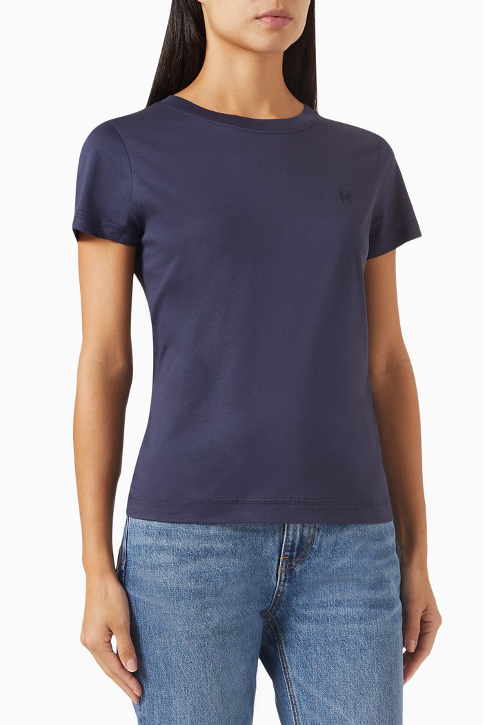

Carbon T-shirt in Cotton, Blue
