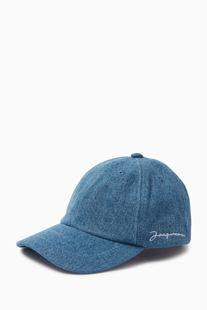 

La Casquette Baseball Cap in Denim, Blue