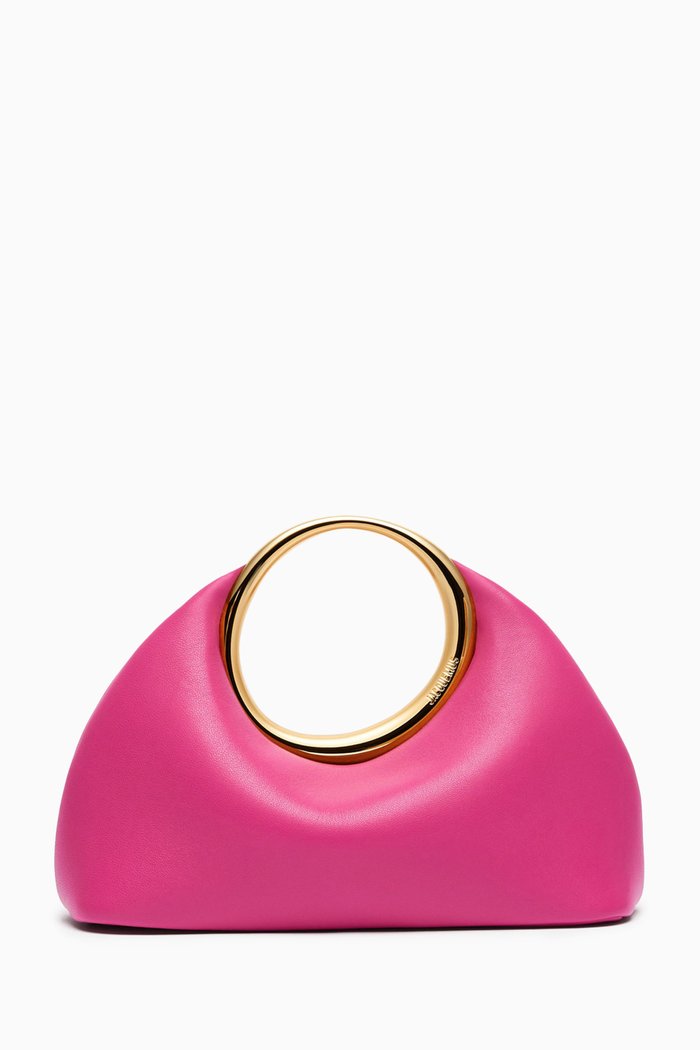 

Mini Le Petit Calino Top Handle Bag in Leather, Pink