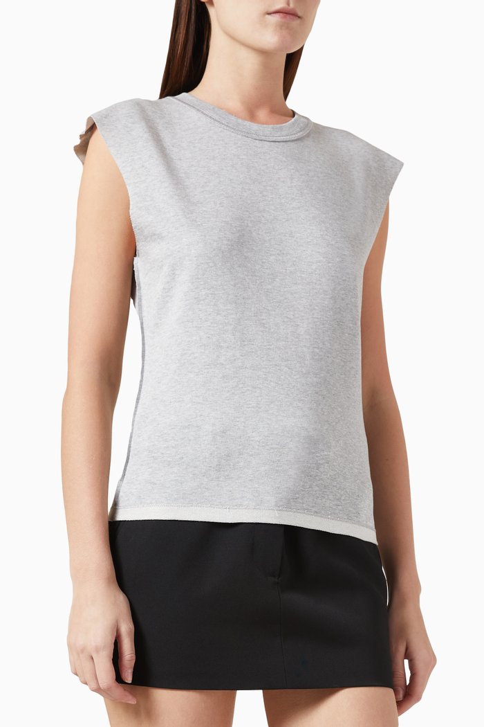 

Logo T-shirt in Cotton, Grey