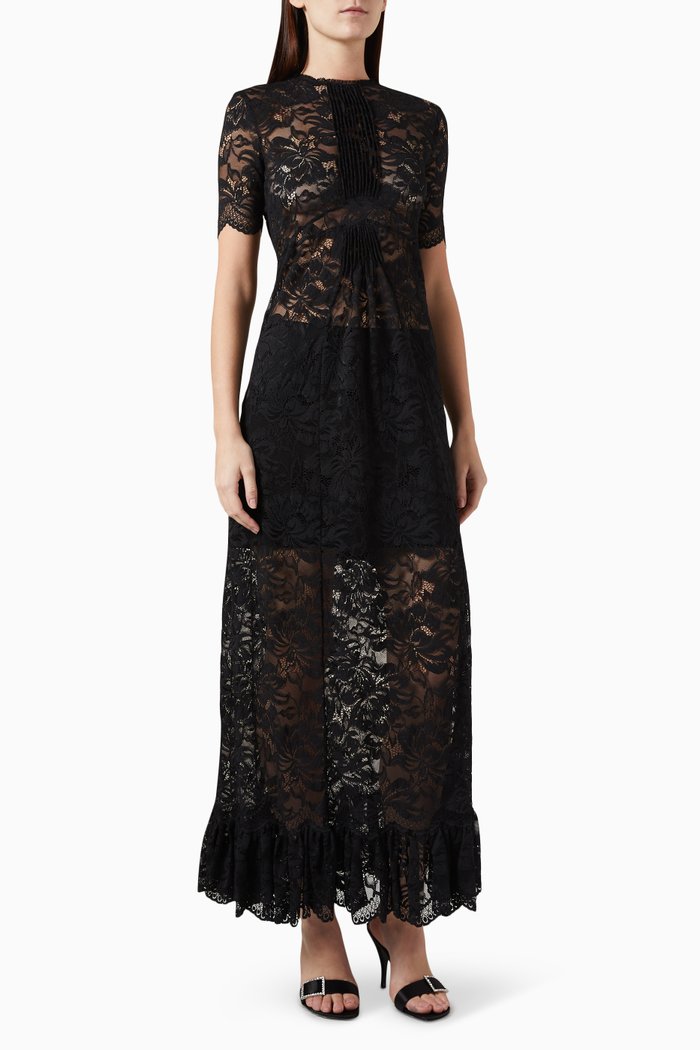 

Lace Maxi Dress, Black