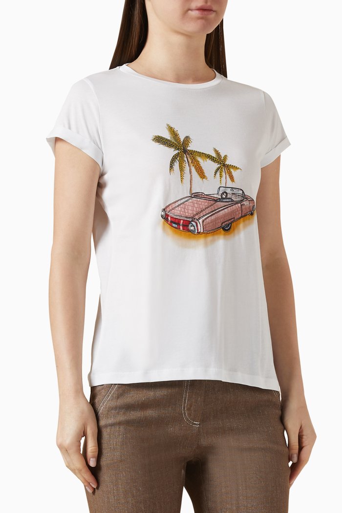 

Reno Graphic-print T-shirt in Cotton-jersey, Neutral