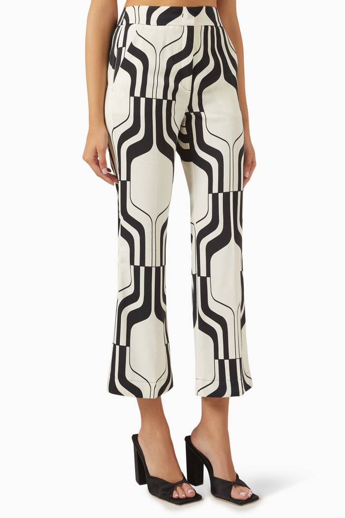 

Addirsi Printed Pants, Black