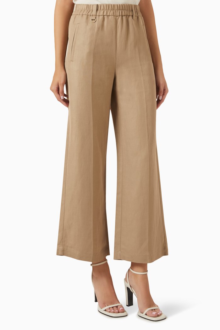 

Papiro Pants in Linen-blend, Neutral
