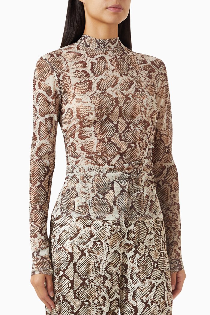 

Valico Printed Top, Neutral