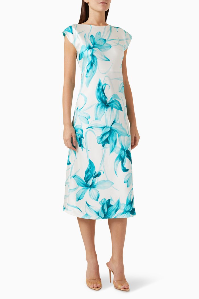 

Giostra Printed Dress, Green