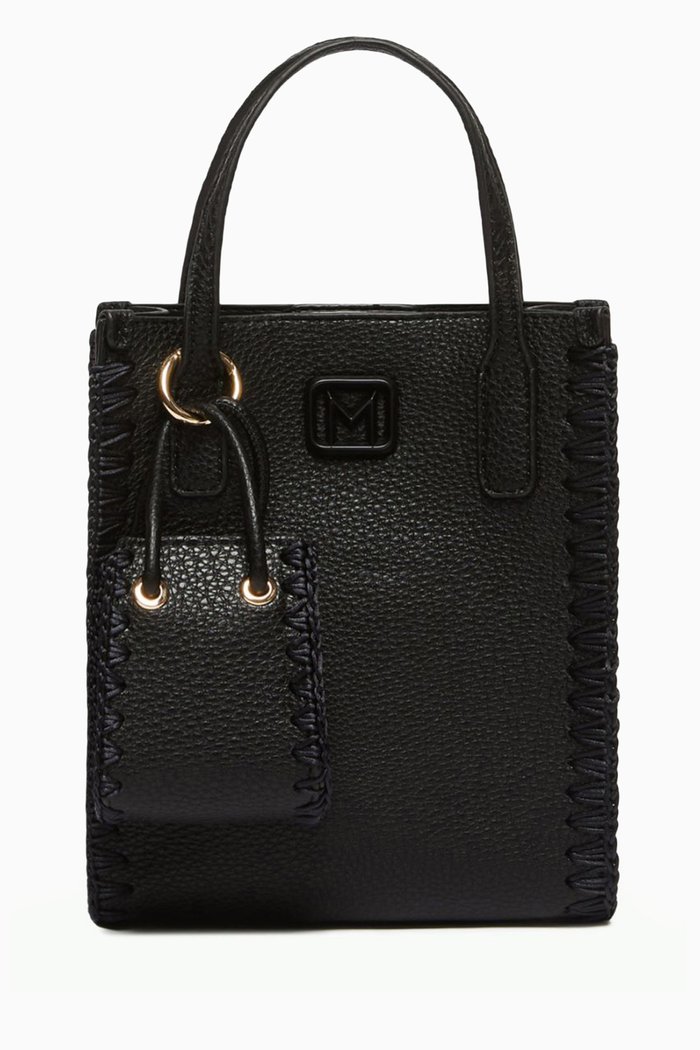 

Giorno Tote Bag in Faux Leather, Black