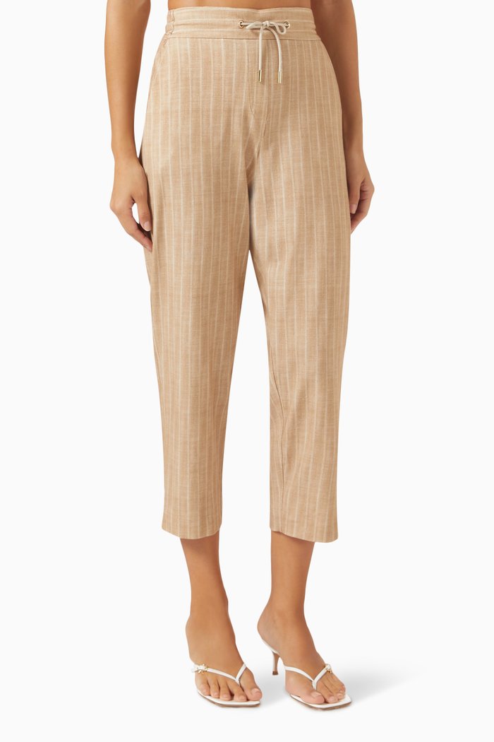

Lodi Cropped Pants in Cotton Jersey, Neutral