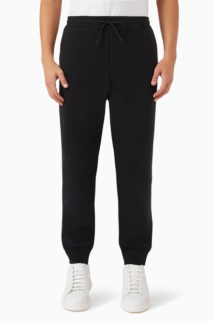 

Hadiko Logo Sweatpants in Stretch-cotton, Black