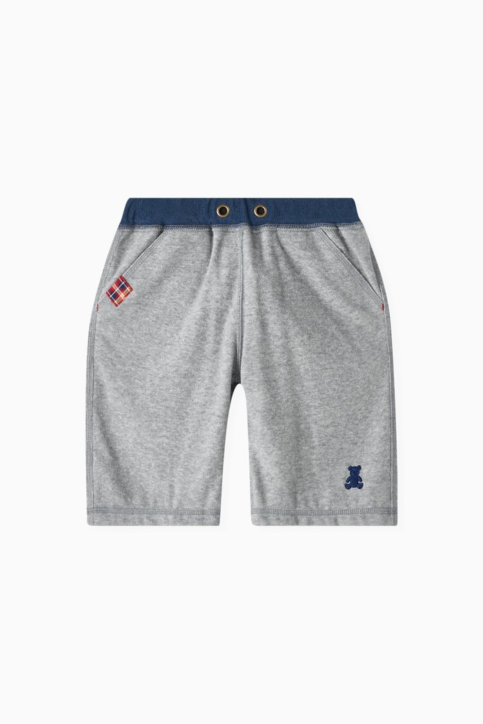 

Relaxed Shorts in Cotton, Grey